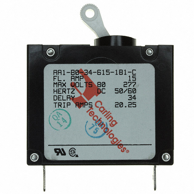 AA1-B0-34-615-1B1-C Carling Technologies Circuit Breakers